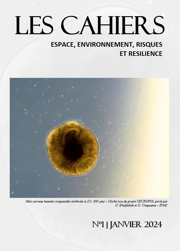 Couverture Les Cahiers N°1