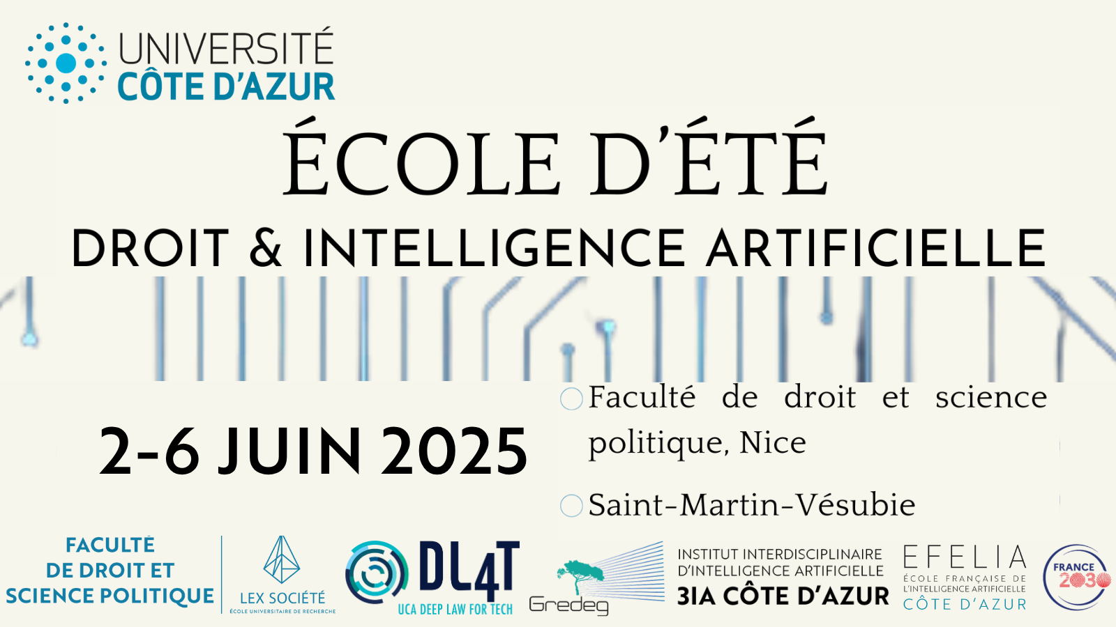 Ecole d'été DL4T 2025
