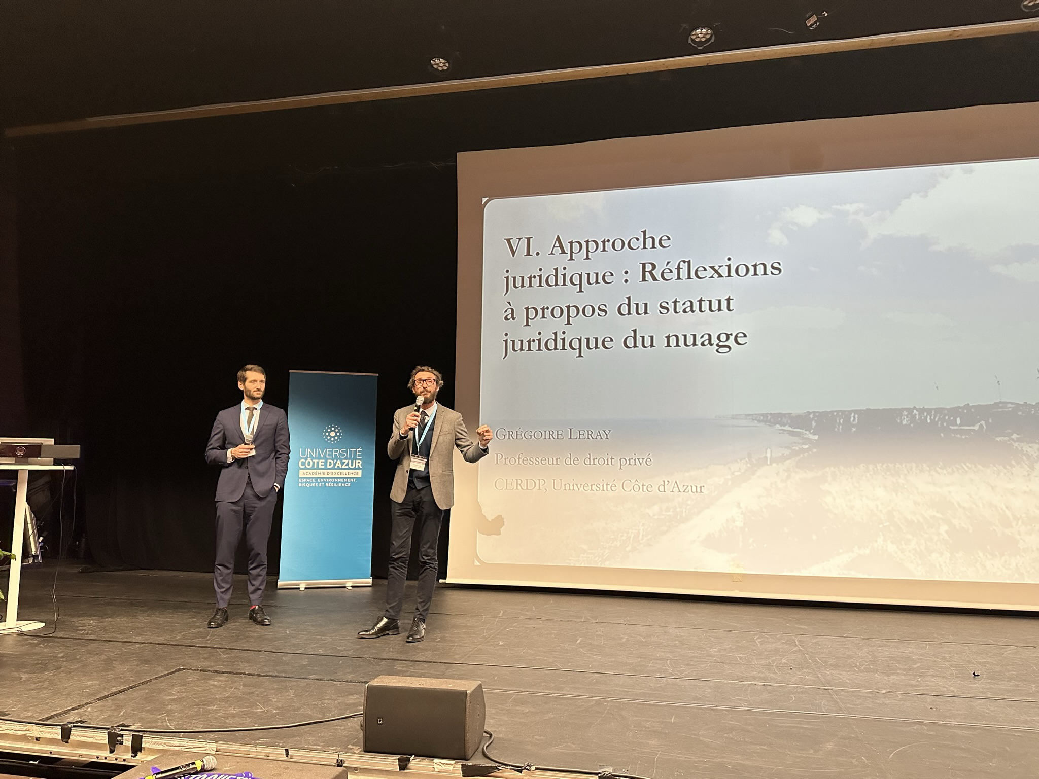 Grégoire Leray - 6th speaker of the day and Jean-Christophe Martin