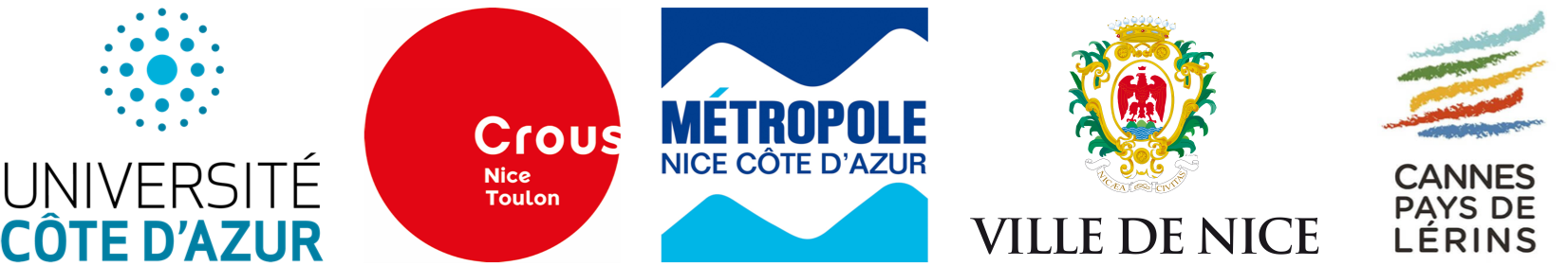 logos des 5 partenaires du territoire azuréen