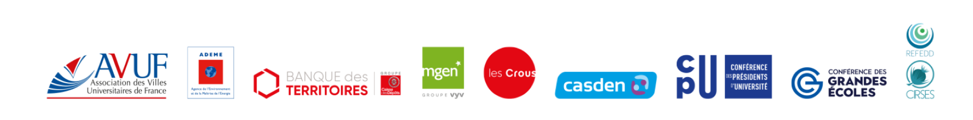 logo des organisations fondatrices du label Agir Ensemble