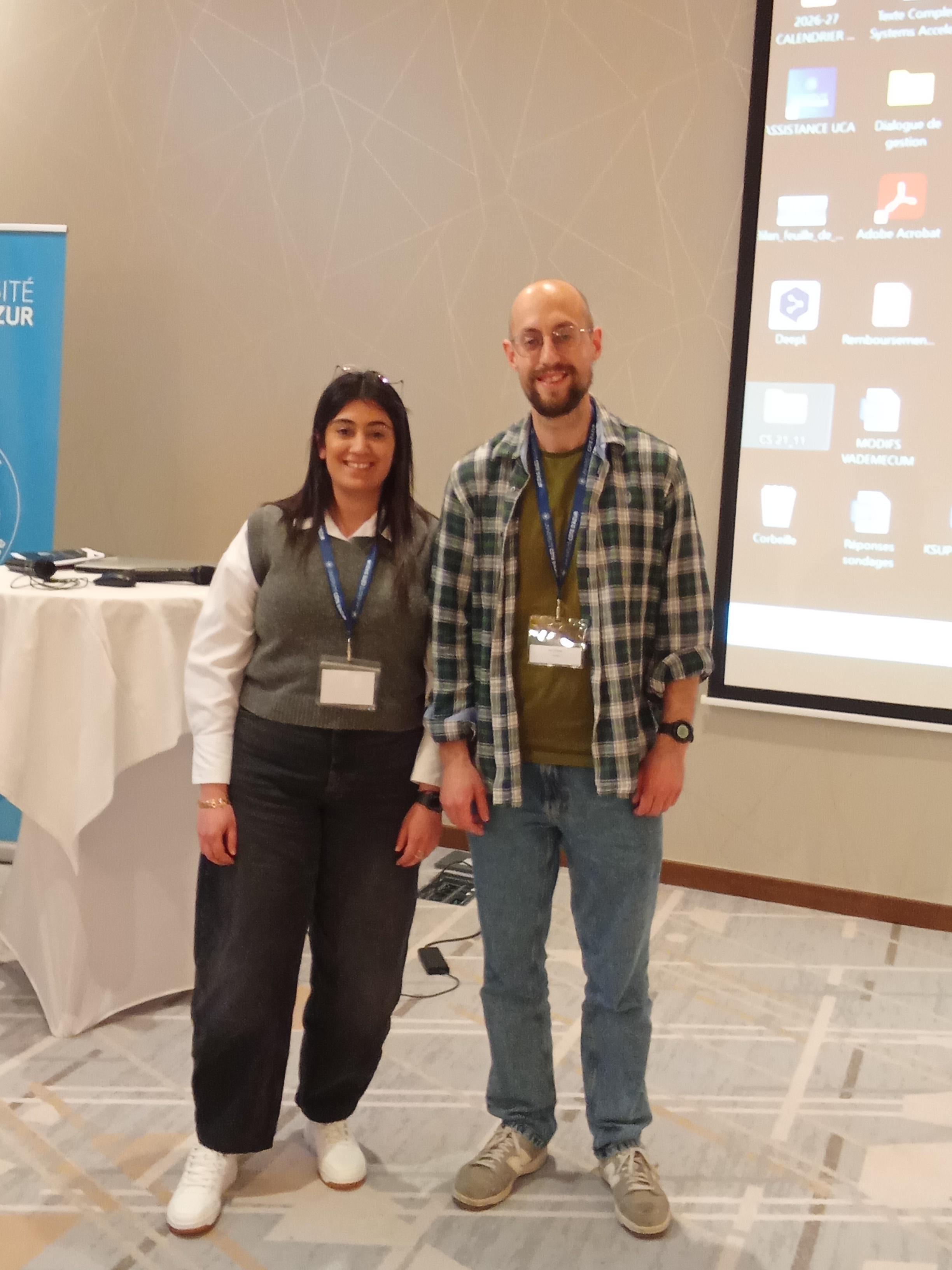 Winners of the best poster award